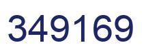 Número 349169 imagen azul