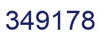 Número 349178 imagen azul