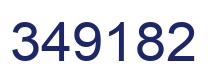 Número 349182 imagen azul