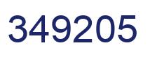 Número 349205 imagen azul