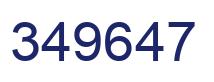 Número 349647 imagen azul