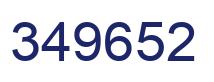 Número 349652 imagen azul