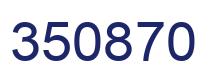 Número 350870 imagen azul