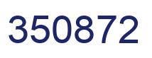 Número 350872 imagen azul