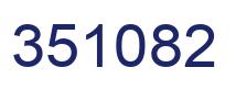 Number 351082 blue image
