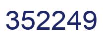 Número 352249 imagen azul