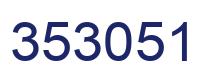 Número 353051 imagen azul