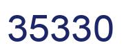 Número 35330 imagen azul