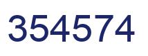 Número 354574 imagen azul