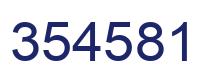 Número 354581 imagen azul
