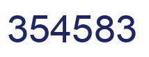 Número 354583 imagen azul