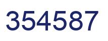 Número 354587 imagen azul