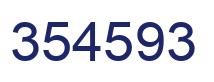 Número 354593 imagen azul