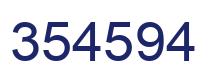 Número 354594 imagen azul