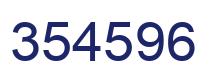 Número 354596 imagen azul