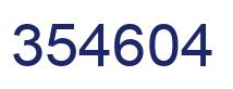 Número 354604 imagen azul