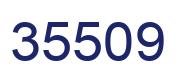 Número 35509 imagen azul