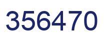 Número 356470 imagen azul