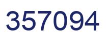 Number 357094 blue image