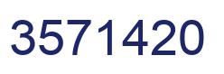 Número 3571420 imagen azul