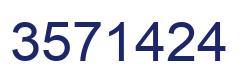 Número 3571424 imagen azul