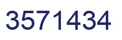 Número 3571434 imagen azul