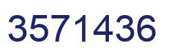 Número 3571436 imagen azul