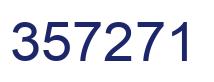 Number 357271 blue image