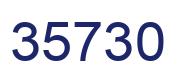 Número 35730 imagen azul