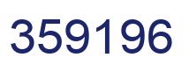 Number 359196 blue image
