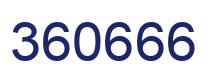 Number 360666 blue image