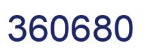 Número 360680 imagen azul