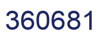 Número 360681 imagen azul