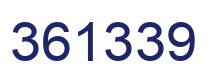 Number 361339 blue image