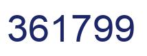 Número 361799 imagen azul