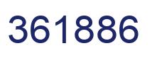 Number 361886 blue image