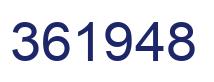 Número 361948 imagen azul