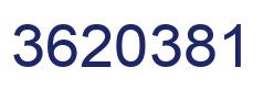 Number 3620381 blue image