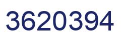 Number 3620394 blue image