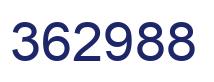 Number 362988 blue image