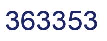 Número 363353 imagen azul