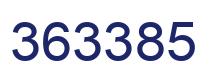 Número 363385 imagen azul