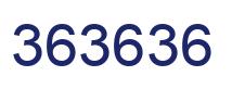 Número 363636 imagen azul