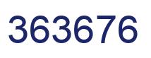 Número 363676 imagen azul