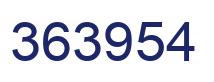 Number 363954 blue image