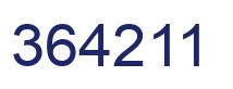 Número 364211 imagen azul
