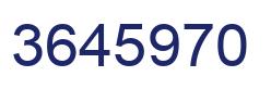 Número 3645970 imagen azul