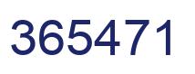 Número 365471 imagen azul