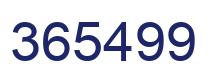 Número 365499 imagen azul