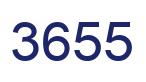 Number 3655 blue image